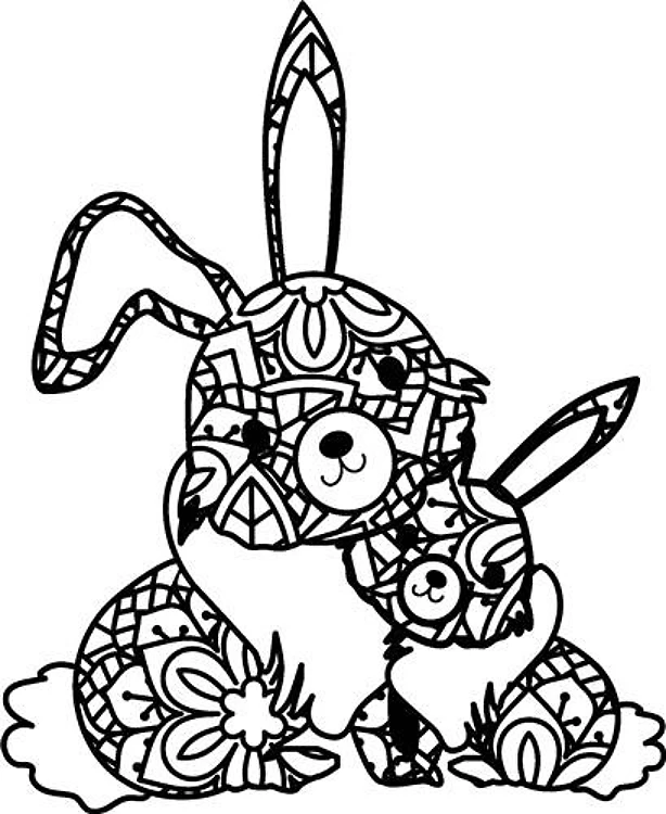 Mandala Rabbits