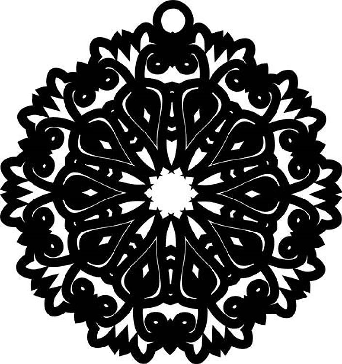 Round Flourish Earring