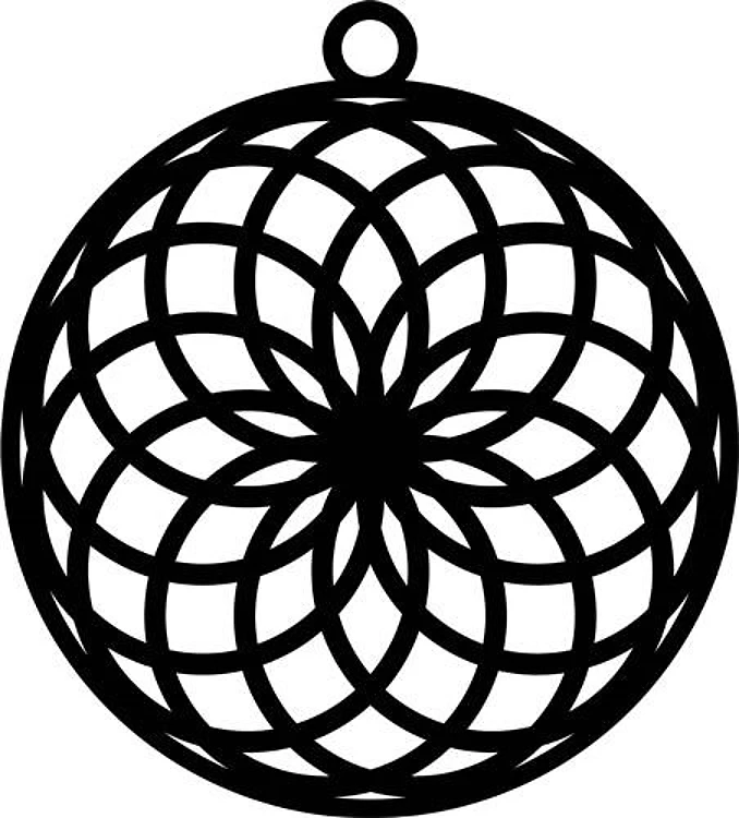 Spiral Circle Earring