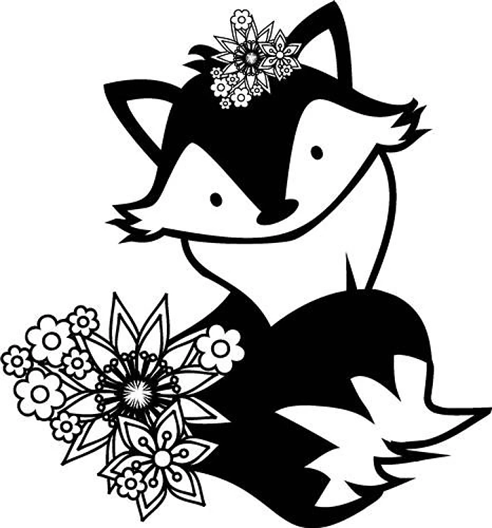 Fox & Flowers
