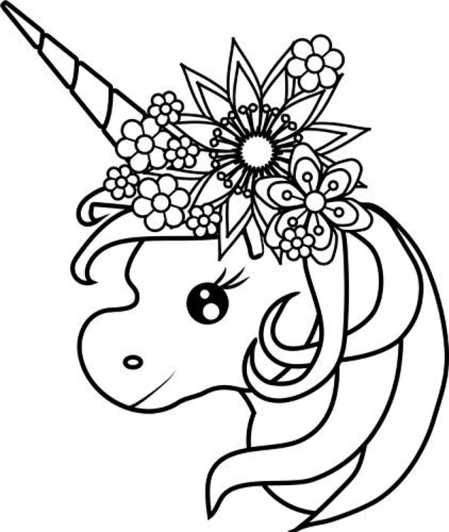 Floral Unicorn
