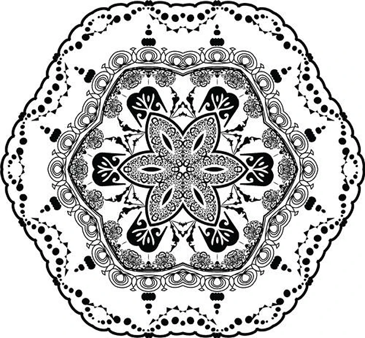 Hexagon Mandala