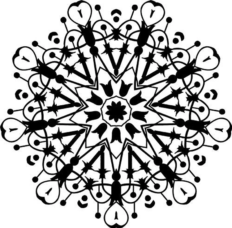 Embellished Mandala