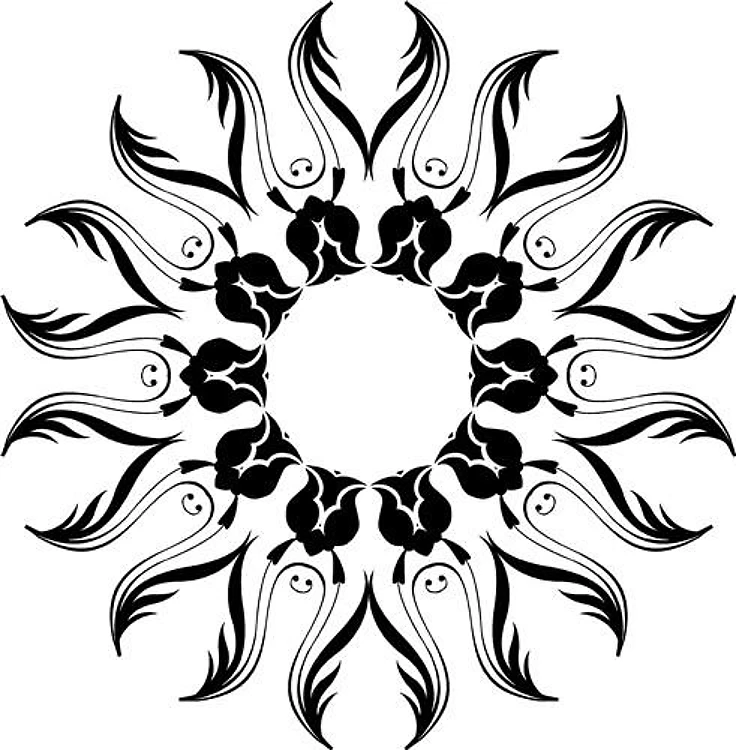 Feathery Mandala