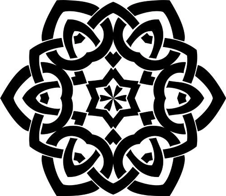 Simple Mandala Flower