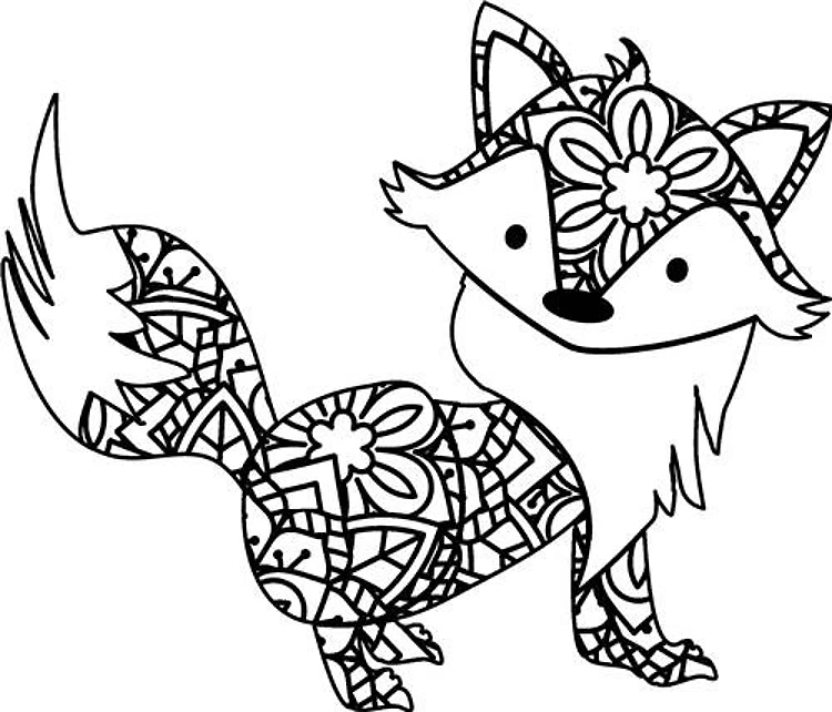 Mandala Fox