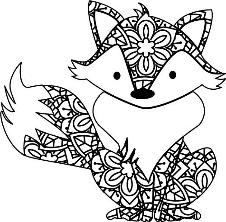 Sweet Mandala Fox