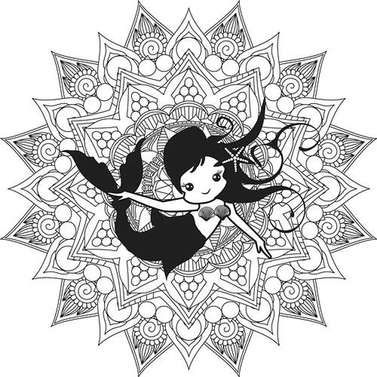 Mermaid & Mandala