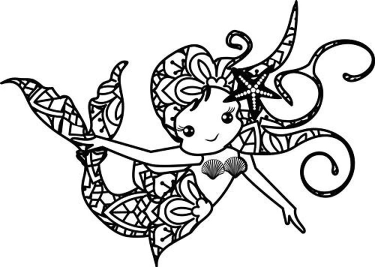 Mermaids Mandala