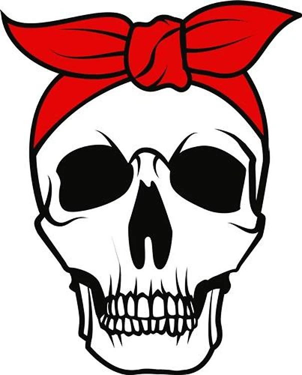 Skull With Bandana