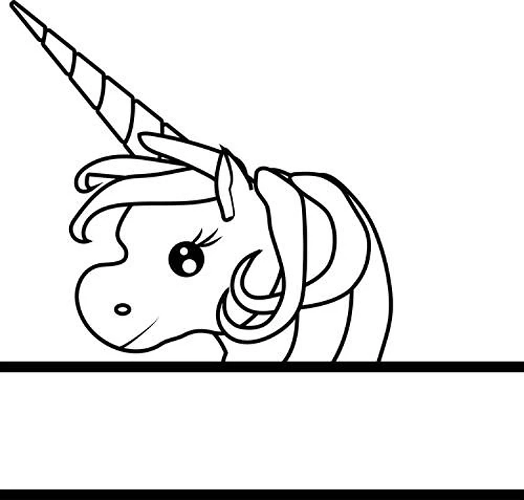 Kawaii Unicorn Name Drop