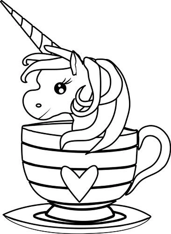 Unicorn In A Cup