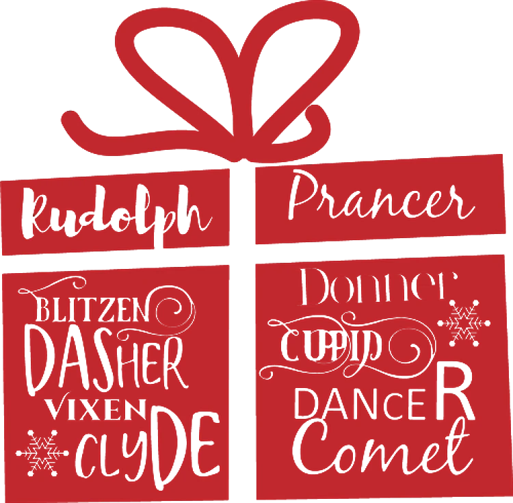 Reindeer Names Gift