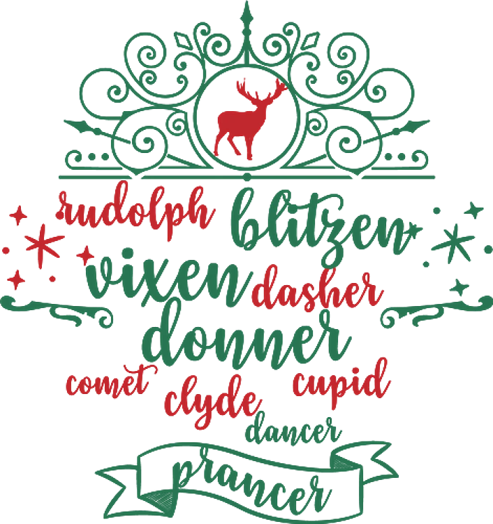 Christmas Reindeer Names