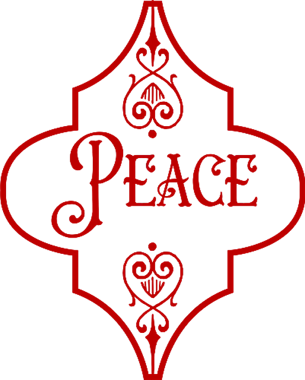 Christmas Peace Ornament