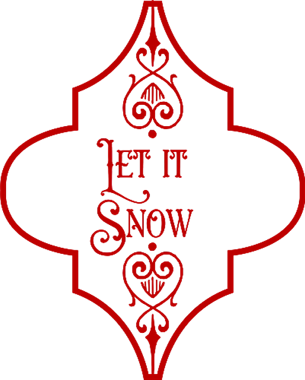 Let It Snow Ornament