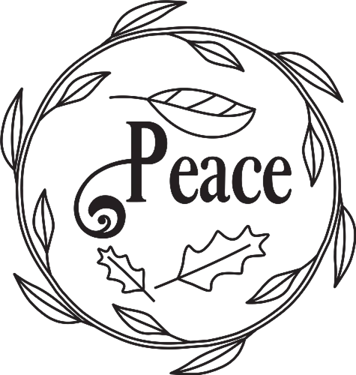 Christmas Peace Wreath