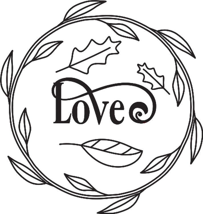 Christmas Love Wreath