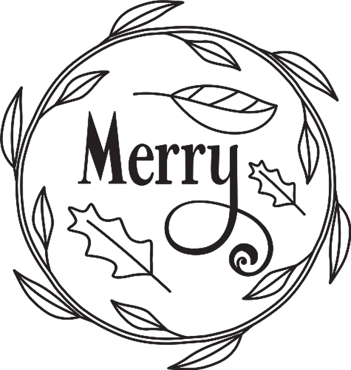 Christmas Merry Wreath