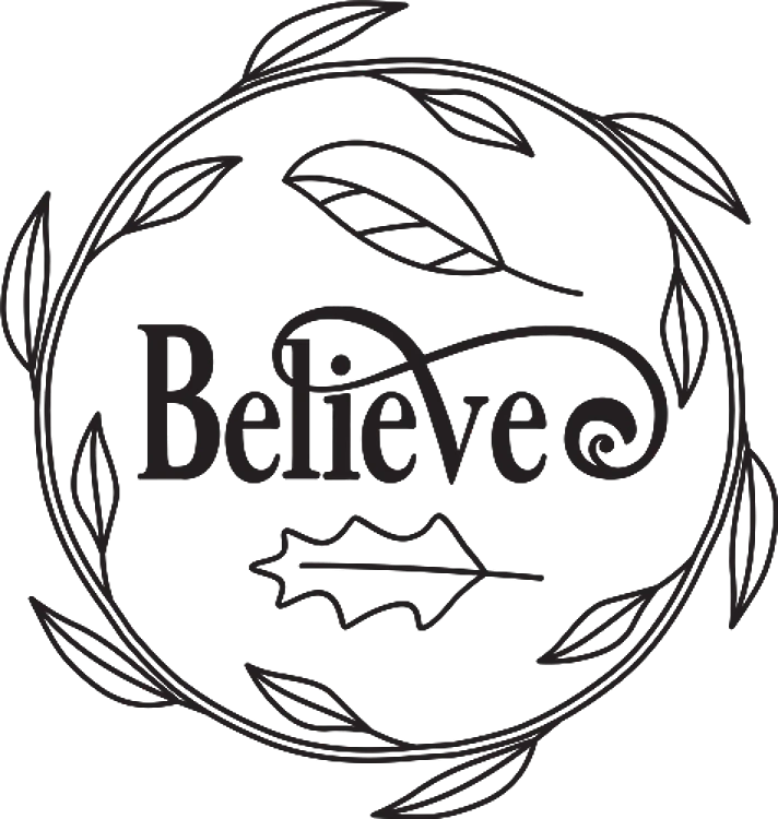 Christmas Believe Wreath