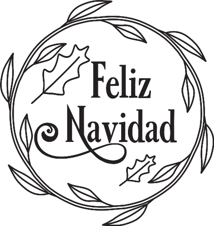 Feliz Navidad Wreath