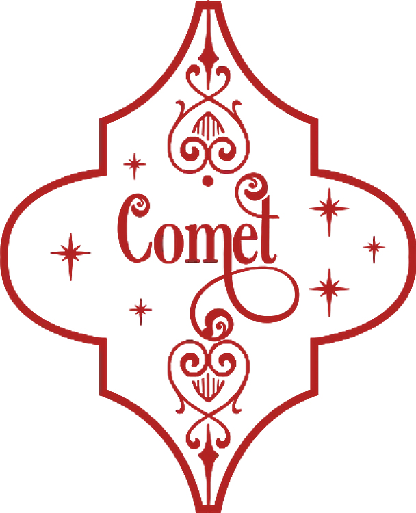 Elegant Comet Ornament