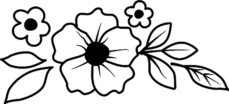Outline Flowers