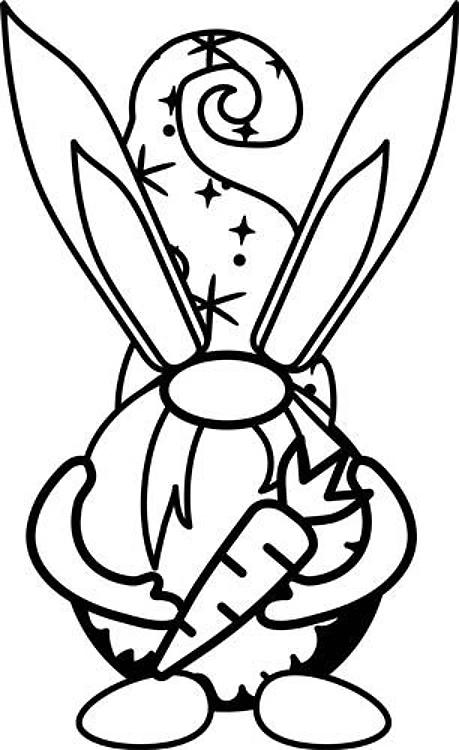 Carrot Bunny Gnome