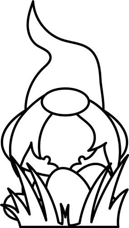 Gnome Hides Egg