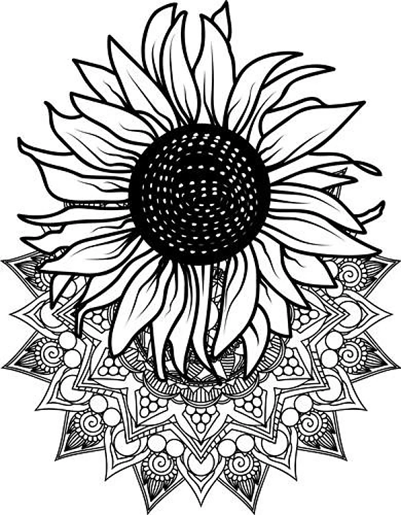 Sunflower Mandala