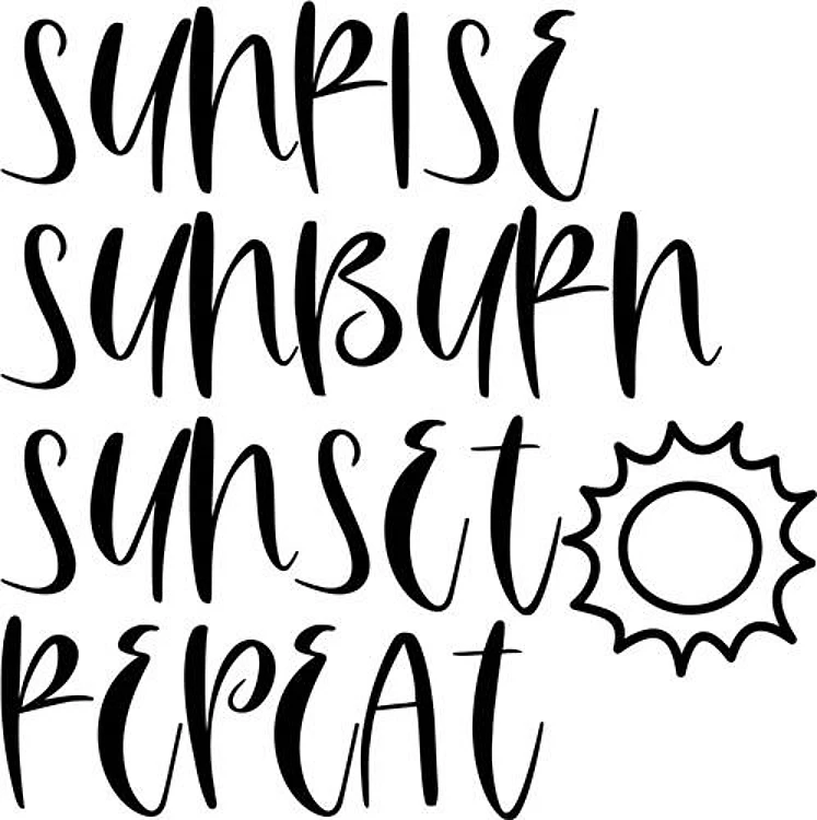 Sunrise Sunburn Sunset
