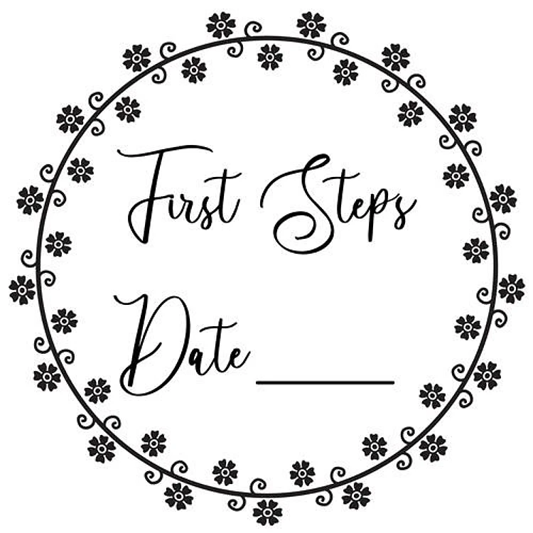 Baby Milestone First Steps