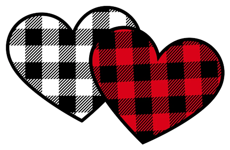 Plaid Hearts
