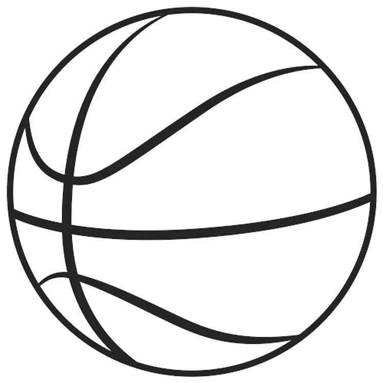 Outline Basketball
