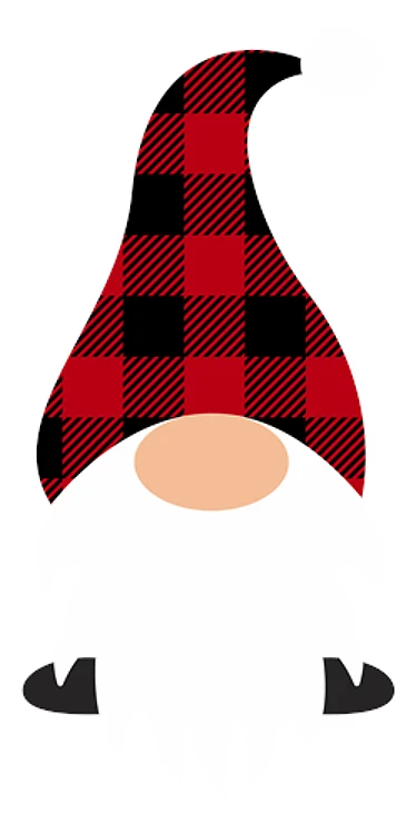 Buffalo Plaid Gnome