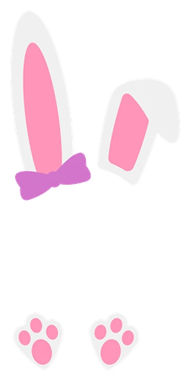 Monogram Girl Bunny