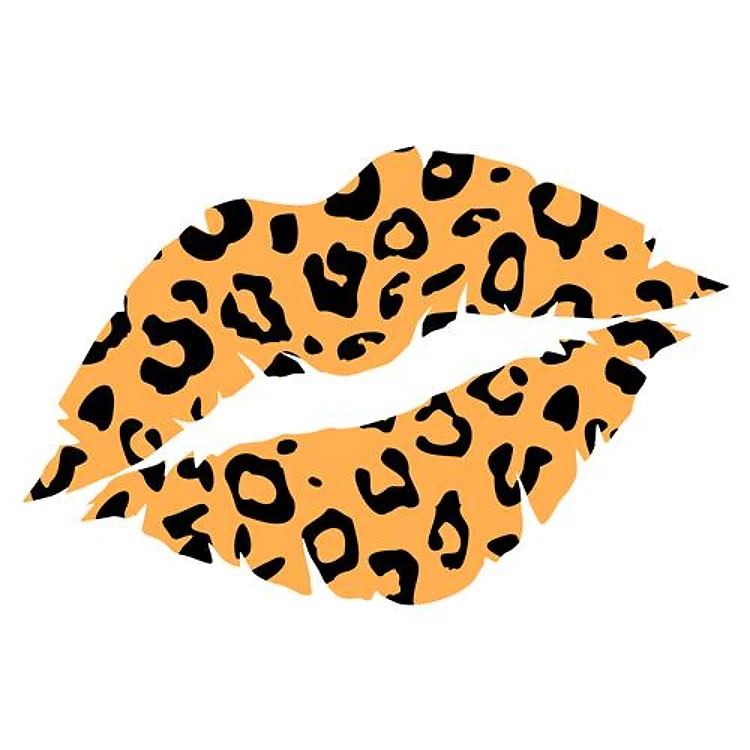 Leopard Print Lips