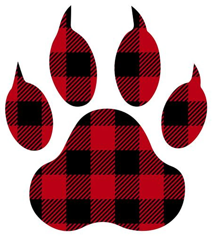 Plaid Bear Paw