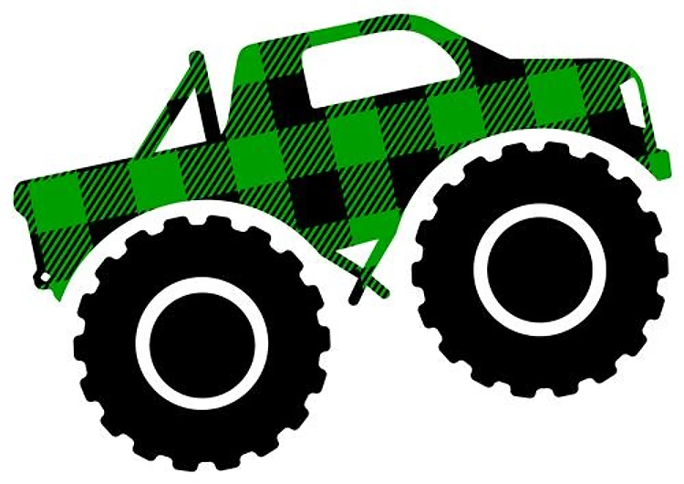 Plaid Monster Truck