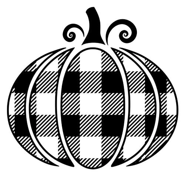 Buffalo Plaid Pumpkin