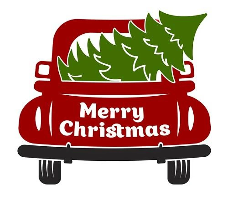 truck backside xmas
