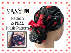 Reversible Scrub Cap PDF Sewing Pattern