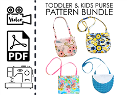 Toddler Kids Purses PDF Sewing Pattern