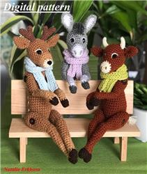 Digital Pattern Deer