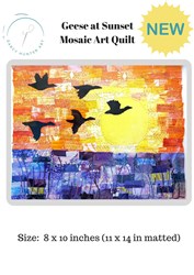 Geese at Sunset PDF quilt Pattern