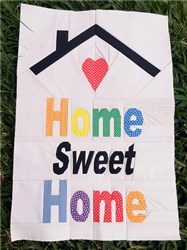 Home Sweet Home Quilt Block  FPP Pattern  