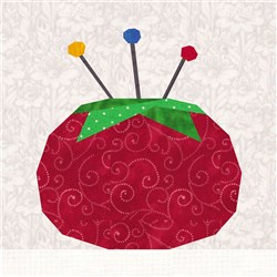 Pin Cushion Sewing Notions  Quilt Block  FPP Pattern  