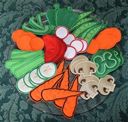 Veggie Tray Applique