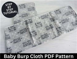 Baby Burp Cloth Sewing Pattern 
