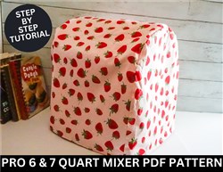 KitchenAid Professional Stand Mixer Cover Sewing Pattern 